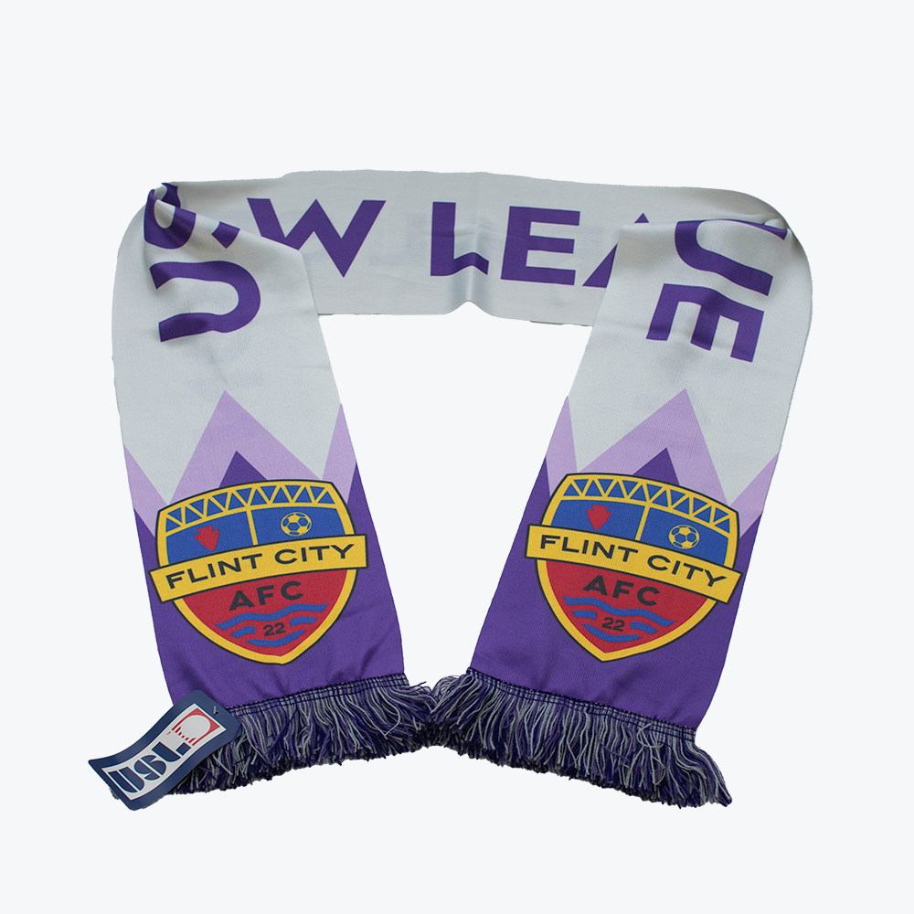 Purple White Inaugural Scarf