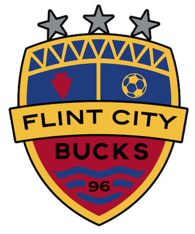Flint City Bucks Fcb Adult 3 Star White Jersey Small