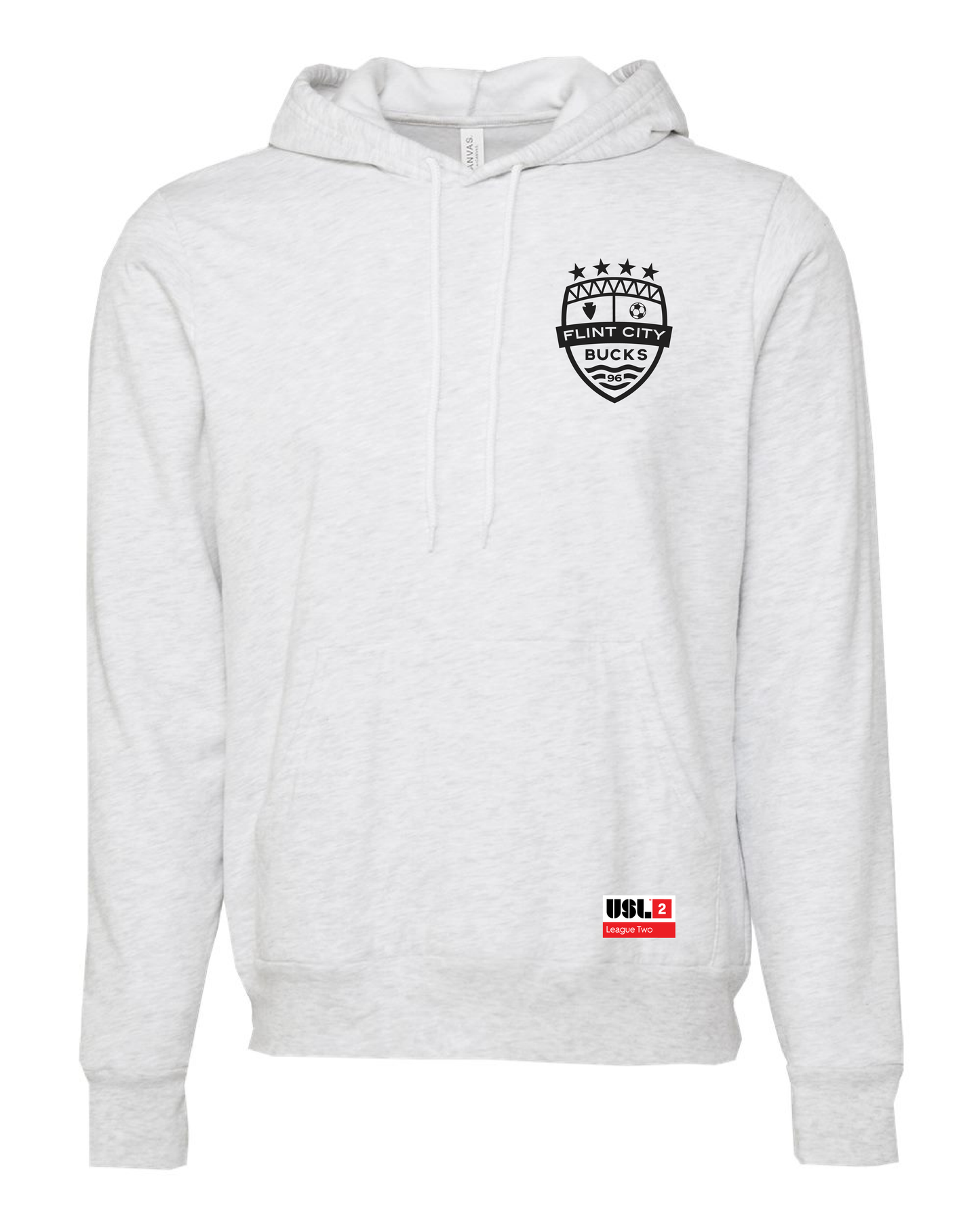 Bucks Emblem Sponge Fleece Hoodie Bella Canvas