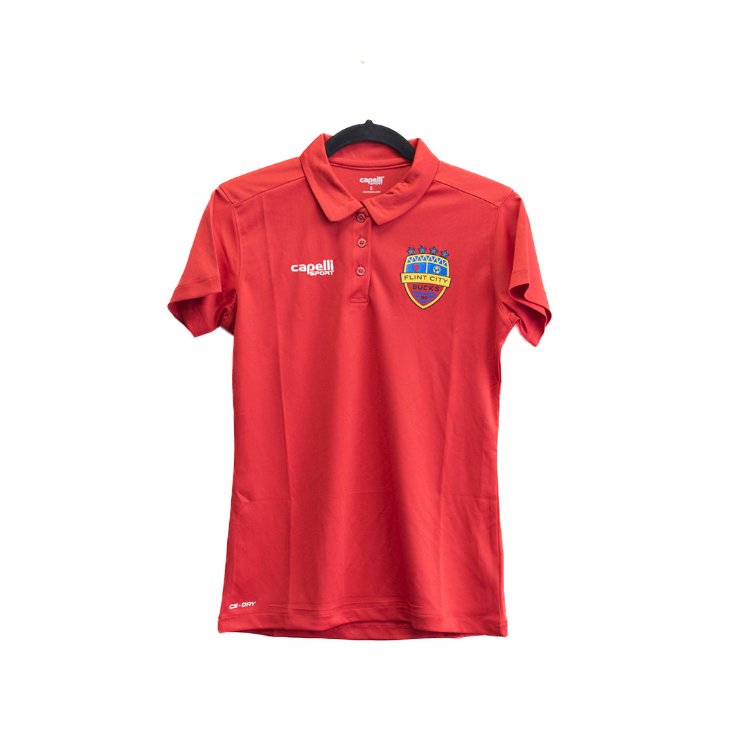 Bucks Capelli Womens Polo Red