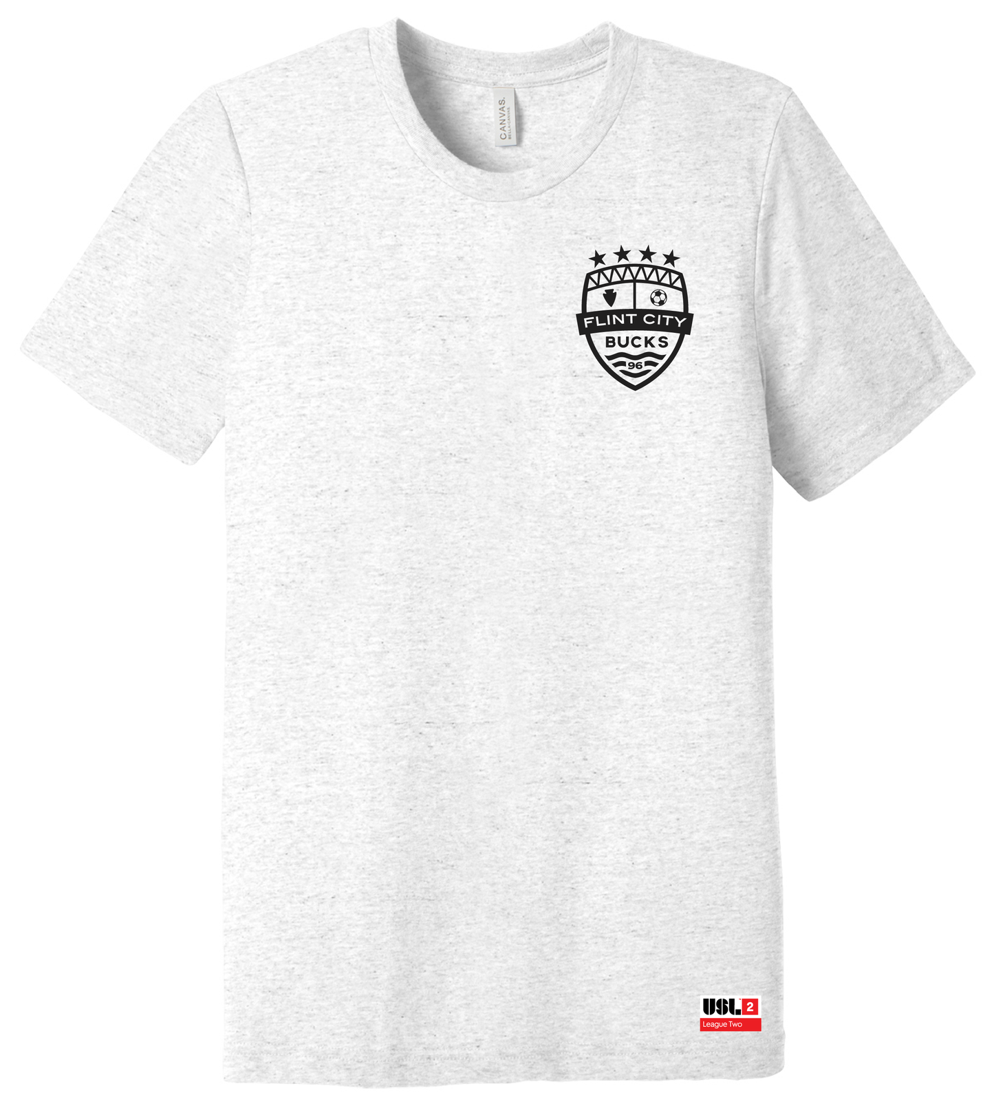 Bucks Emblem Tee Tri-Blend Bella Canvas