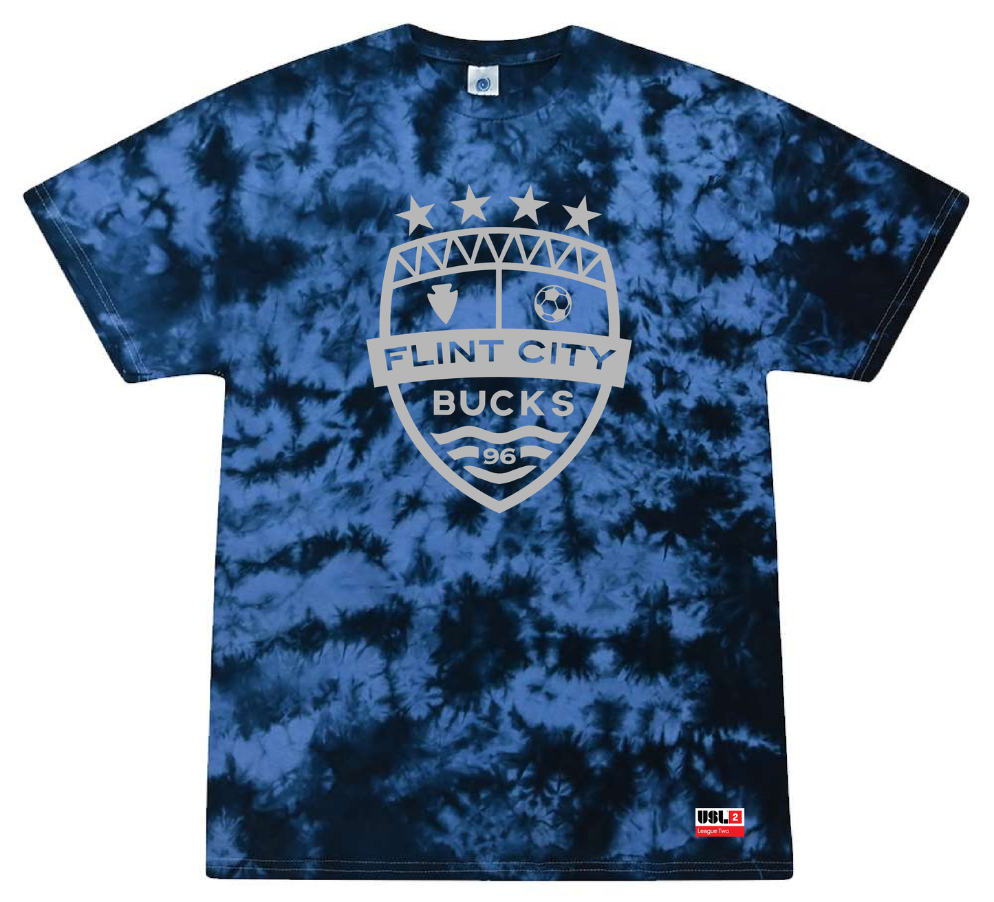 Bucks Crystalwash Emblem Colortone Tee
