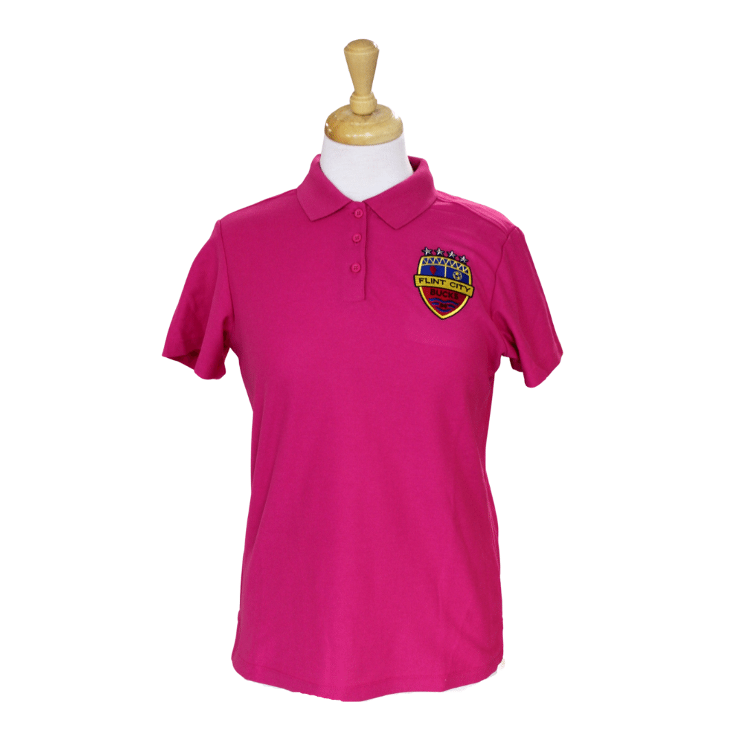 Pink Four Star Polo