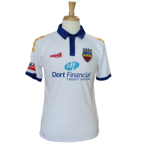 White Replica Jersey with Royal Blue Collar 2022