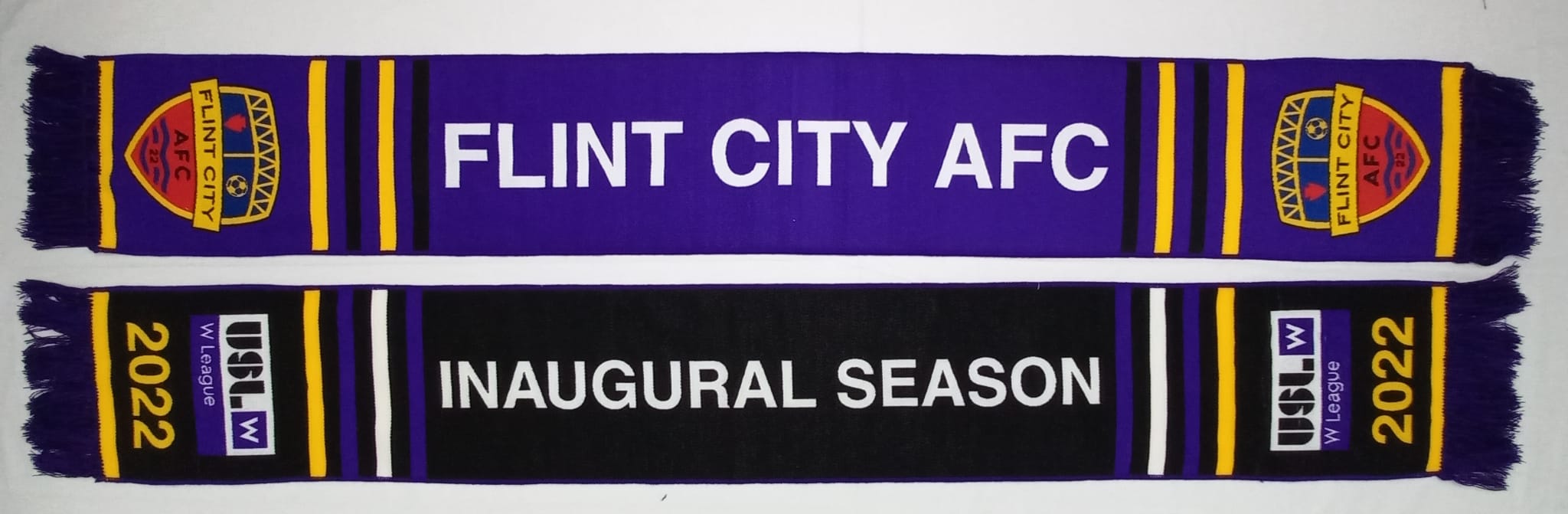 Flint City AFC Scarf Inaugural Season (purple) - USL W League